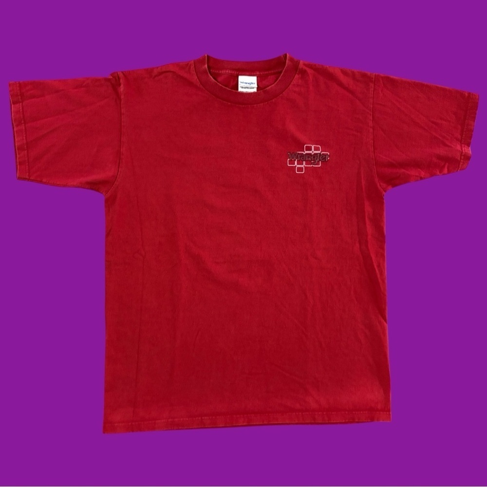 Y2K Wrangler cowboy graphic t-shirt - Picture 2 of 4